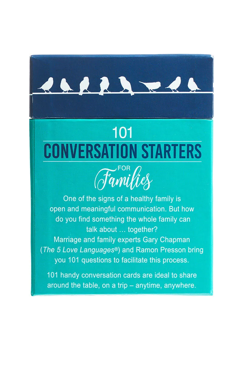 101 Conversation Starters for Families Boxed Cards