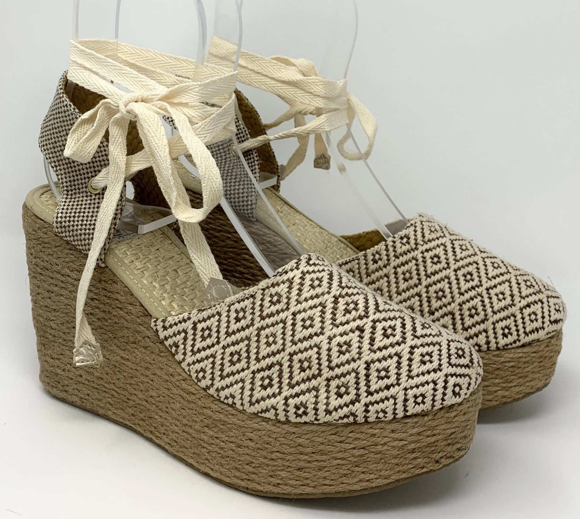 11cm Make Believe High Wedge Espadrilles