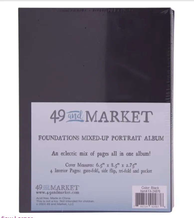 49 and Market Black PORTRAIT Mixed Up Album {F504-F505}