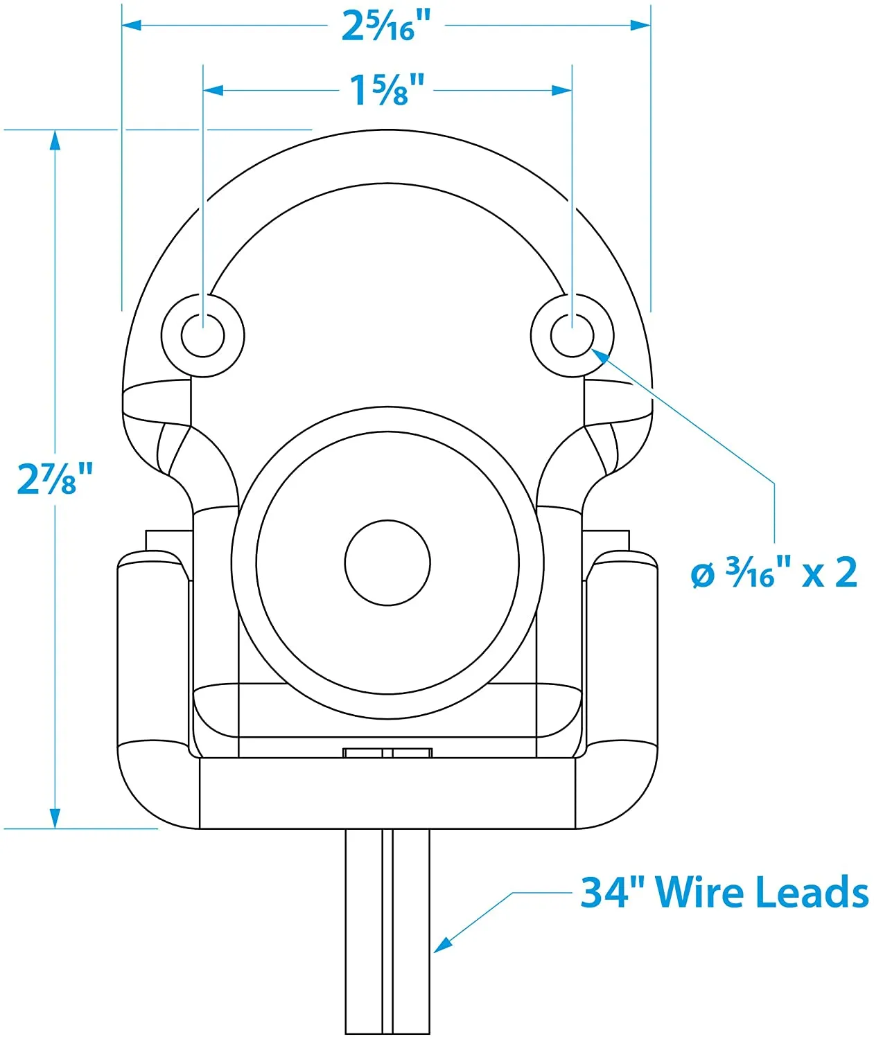 50-28101 Seachoice Foot Control Switch Replaces FCS-1-DP