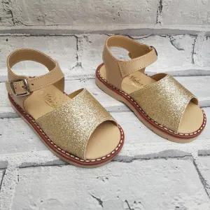 Aladino Girls Gold Glitter Sandal