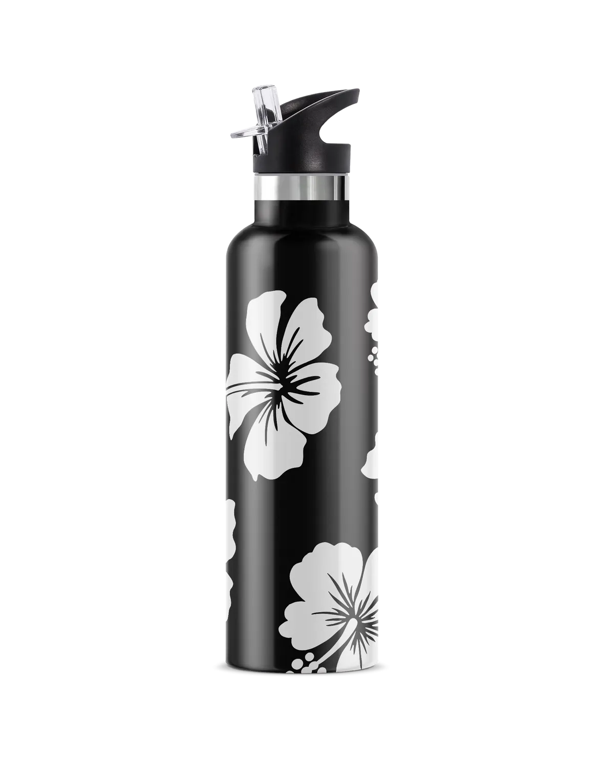 Aloha | 25 oz Insulated Water Bottle Flip' N ' Sip Lid
