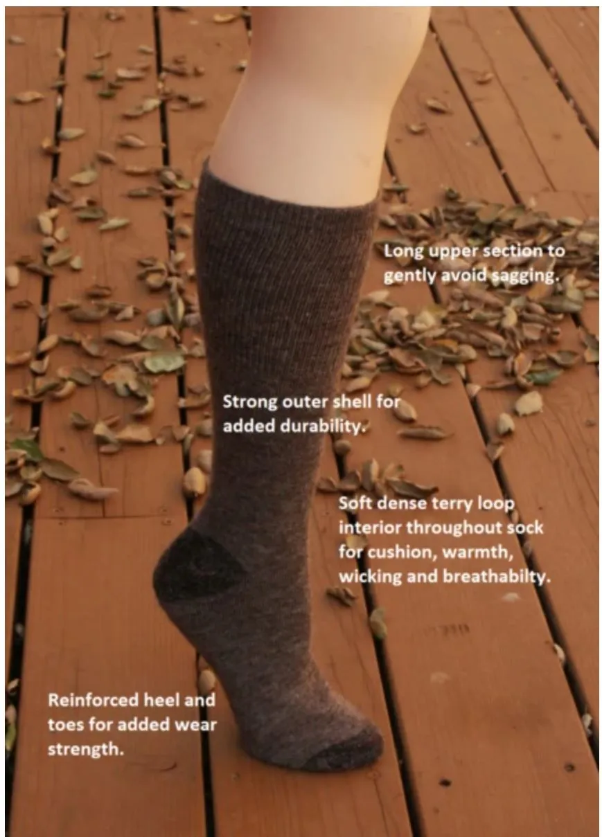 Alpaca Sock - American Traveler 100% Alpaca Sock