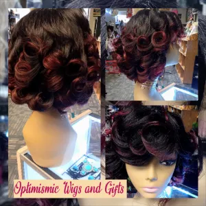 Ambition black and raspberry Wigs $80 100% Human Hair Optimismic Wigs and Gifts West St Paul MN