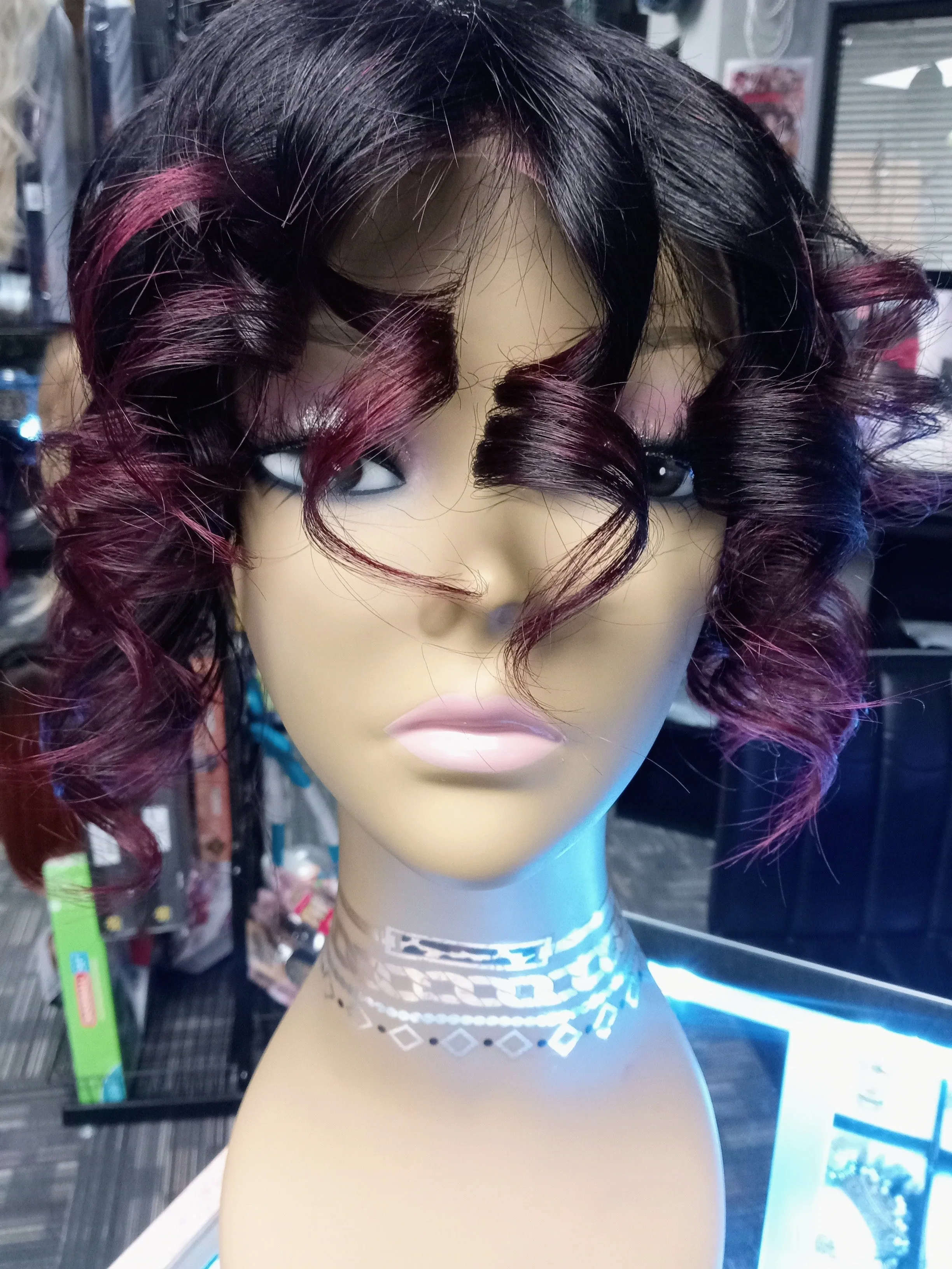 Ambition black and raspberry Wigs $80 100% Human Hair Optimismic Wigs and Gifts West St Paul MN