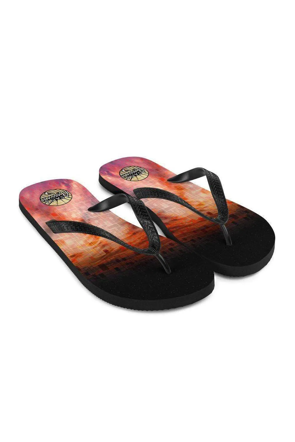 Asana Hawaii Hanalei Sunset Slippers (Aka: Flip-Flops)