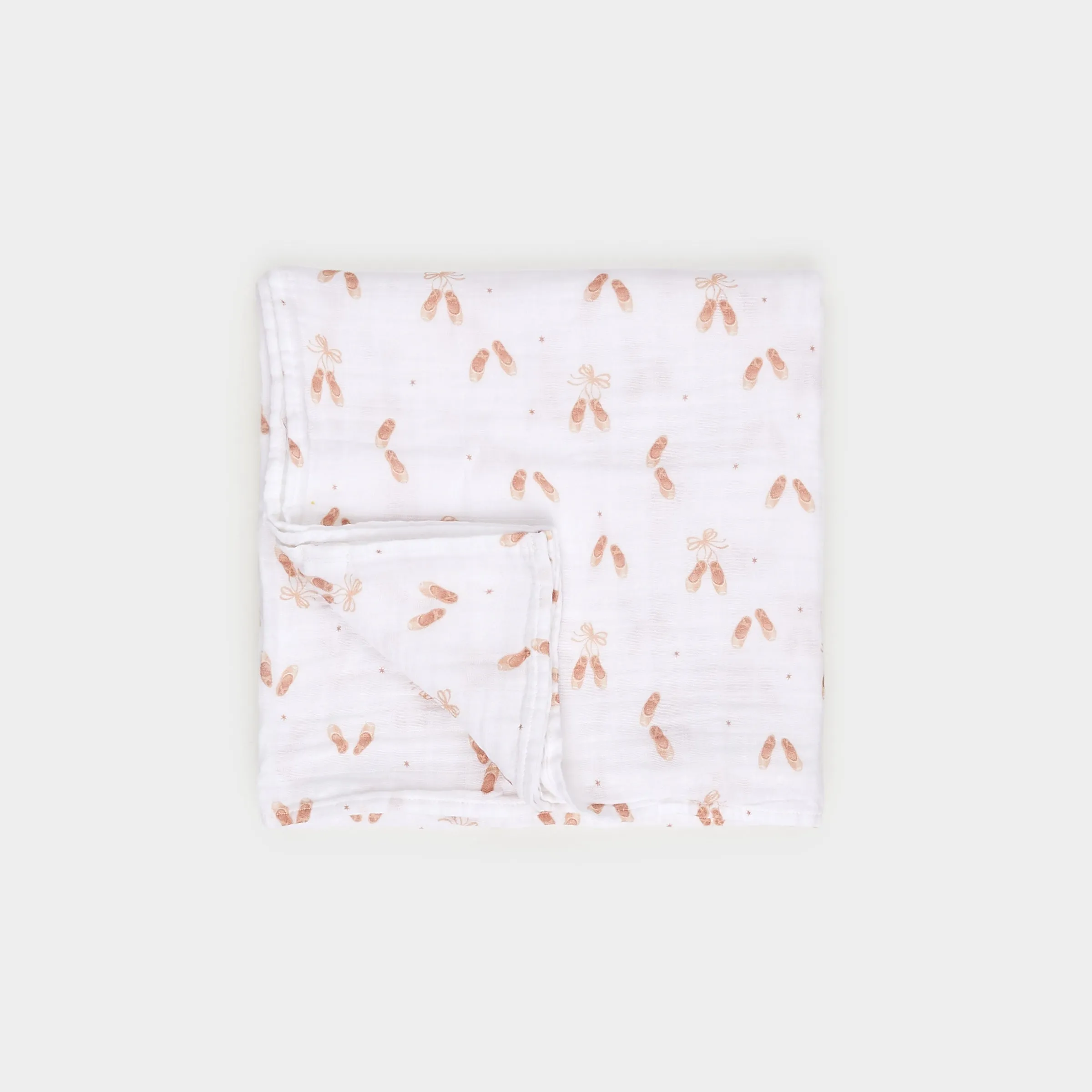Ballet Slippers Muslin Swaddle