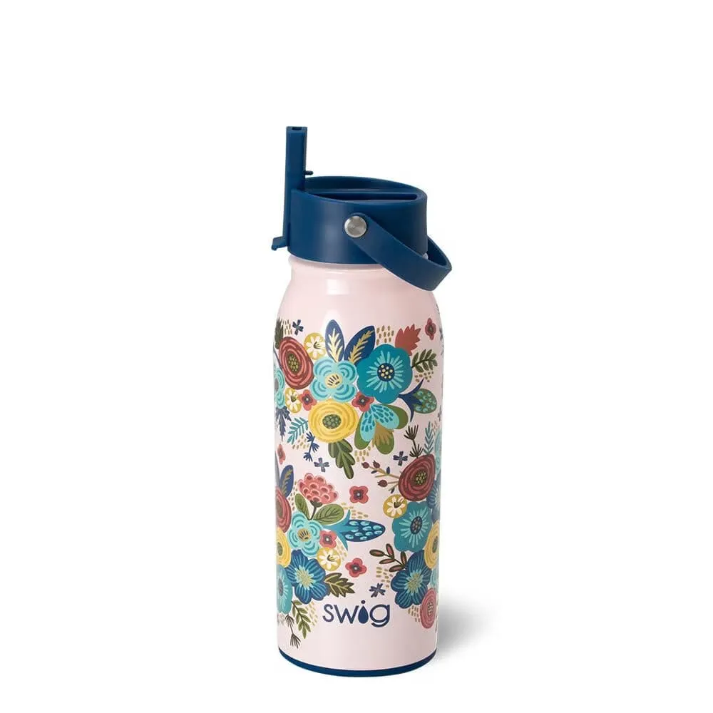 Bella Rosa Swig Water Bottle 36 oz Flip & Sip