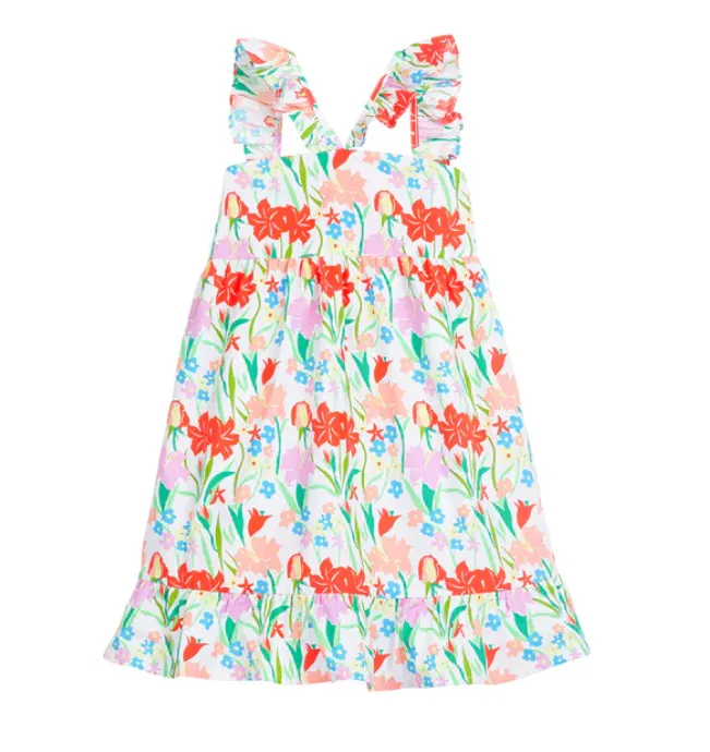 Bisby Girls Soho Dress Summer Gladioulus