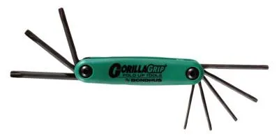 Bondhus® SET OF 8 TORX FOLD UP WRENCHES, 12638