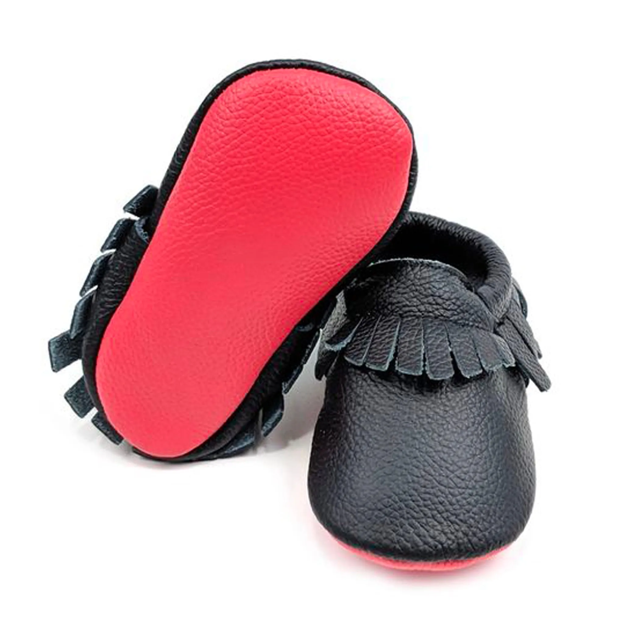 Boy's Red Bottom Black