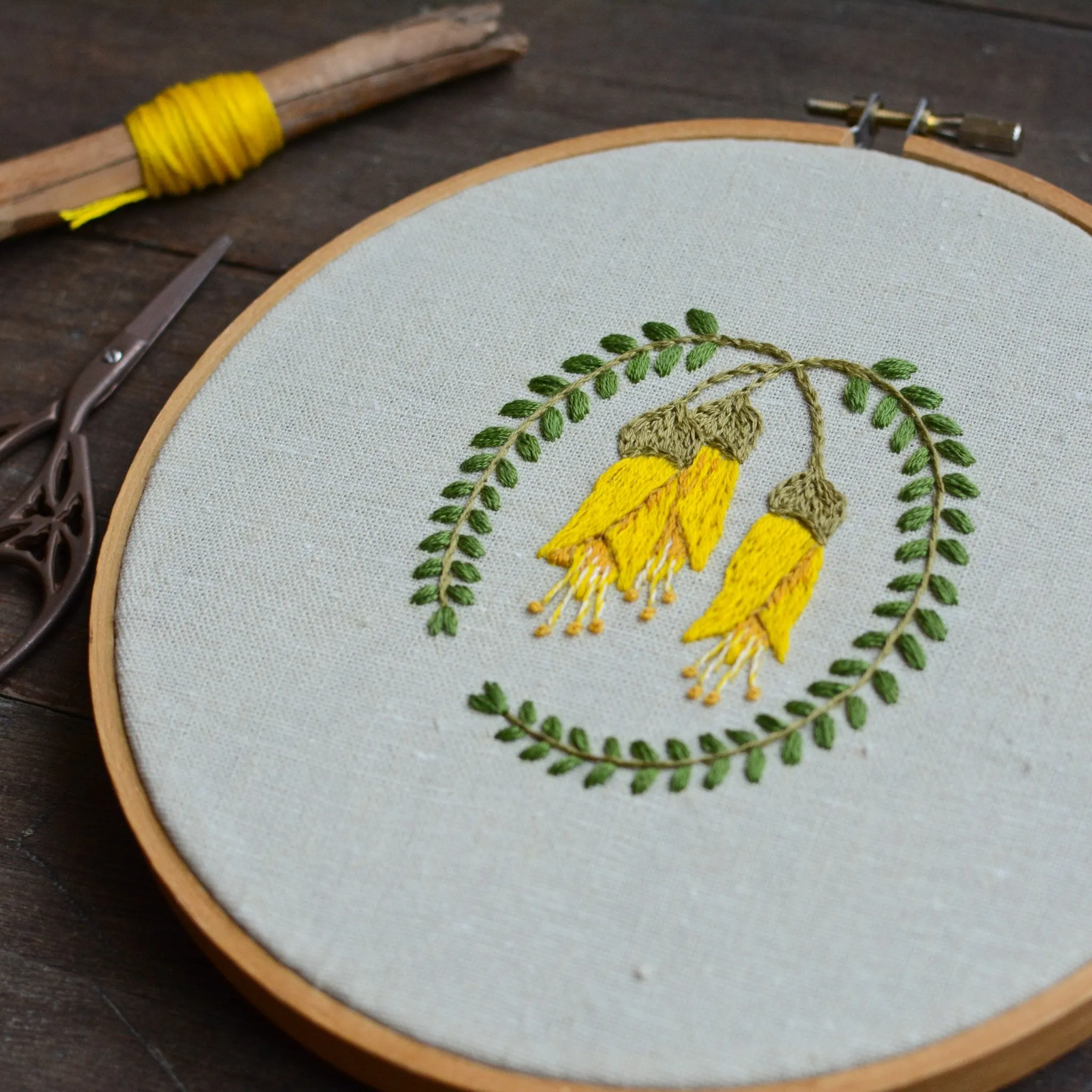 BUNDLE New Zealand Flowers Embroidery Patterns