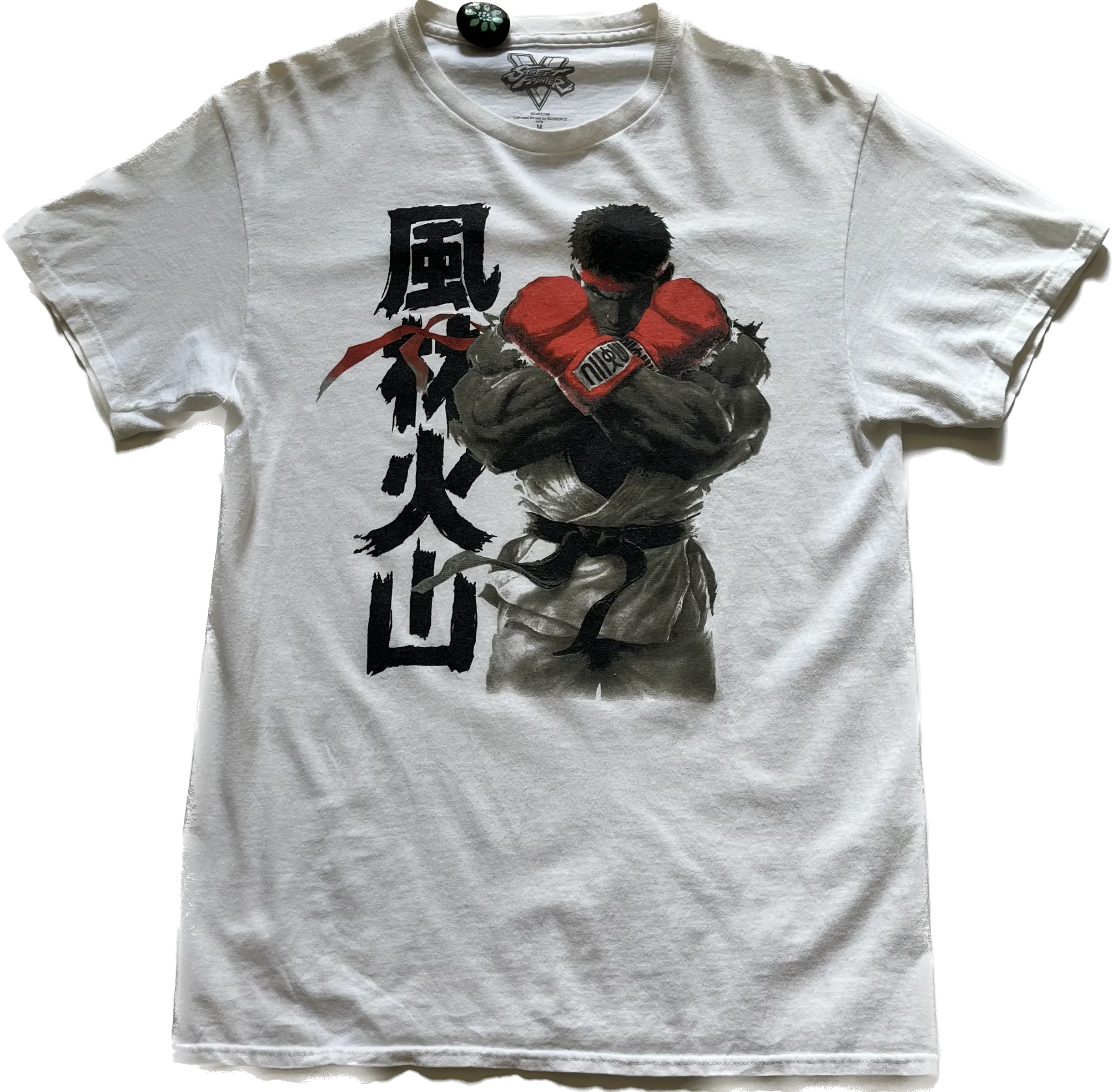 Capcom Ryu Street Fighter White Gamer Tee