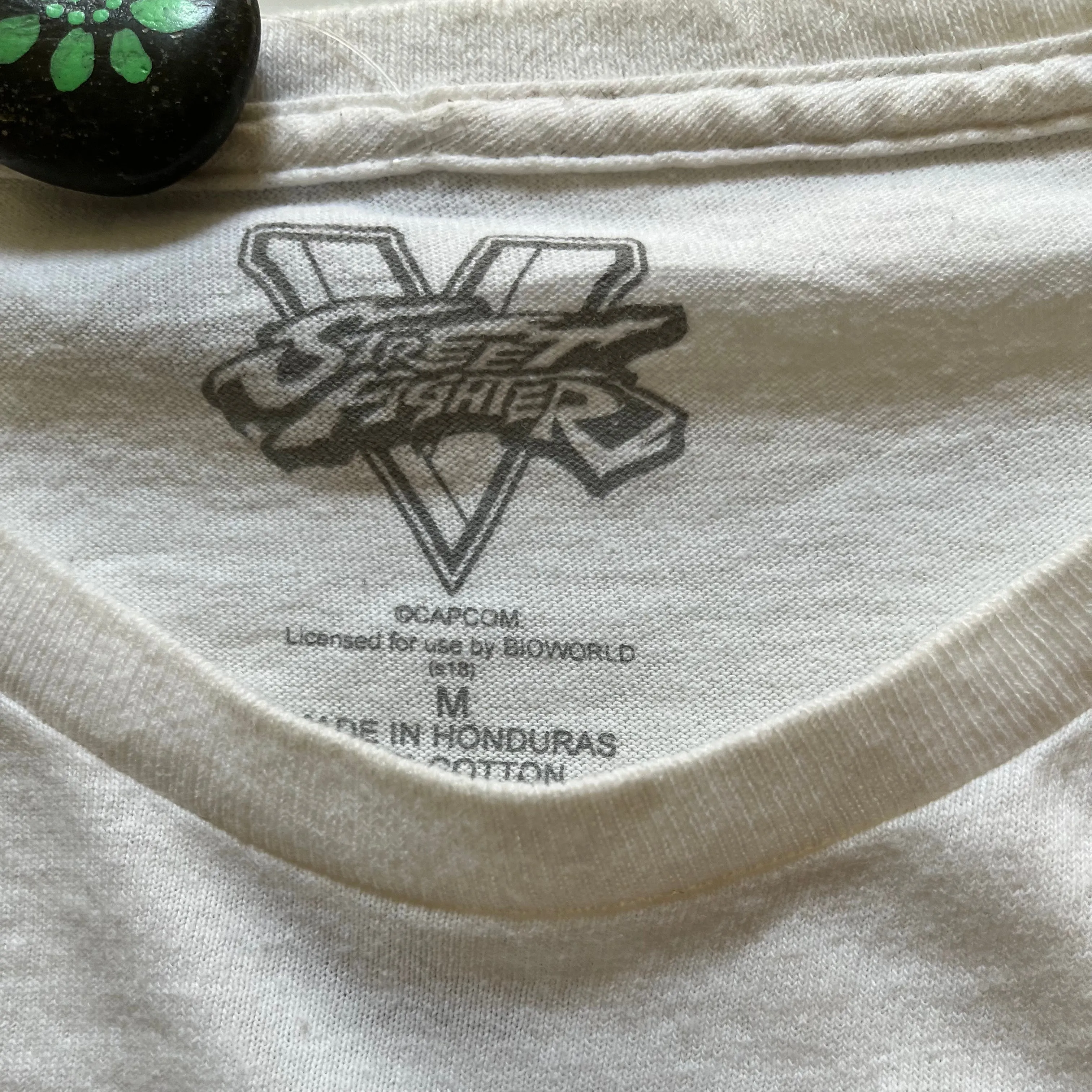 Capcom Ryu Street Fighter White Gamer Tee
