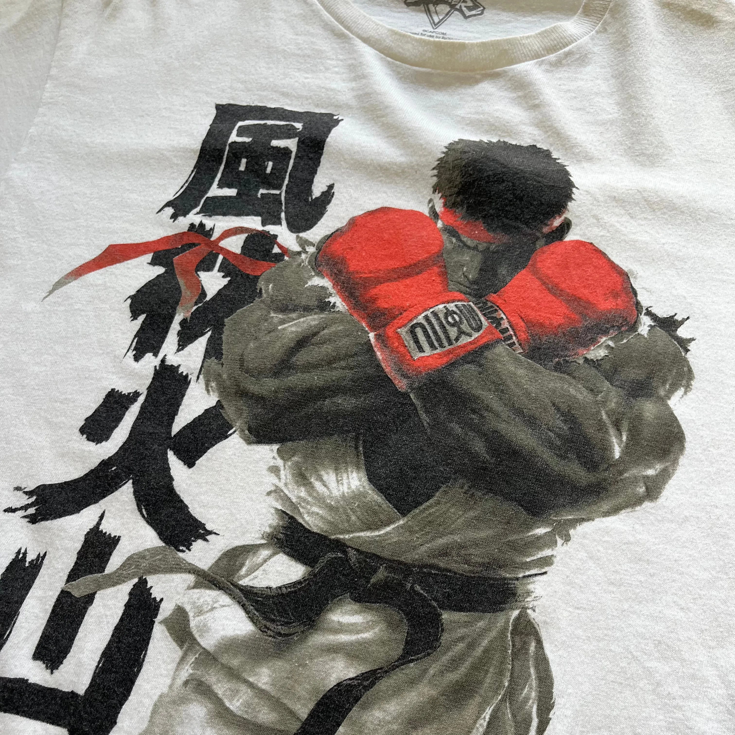 Capcom Ryu Street Fighter White Gamer Tee