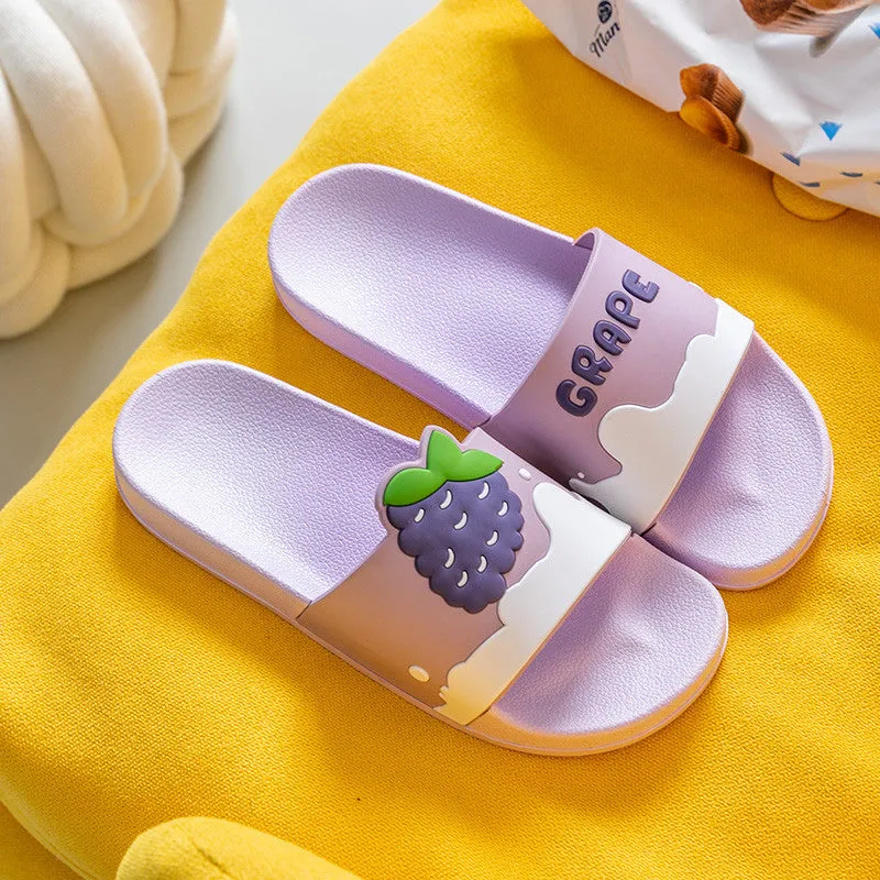CARTOON FRUIT HOME NON SLIP SLIPPERS UB3264