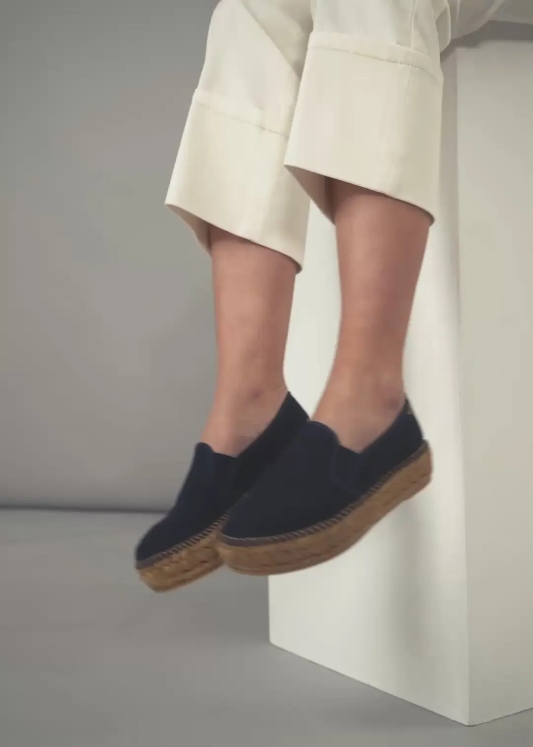 Castell Canvas Espadrille Platforms