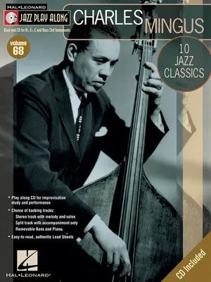 CHARLES MINGUS JAZZ PLAYALONG V68 BK/CD