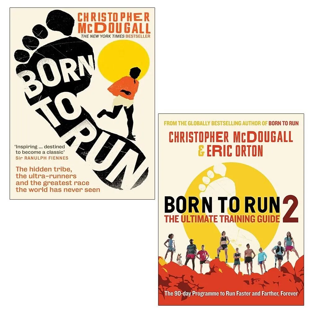 Christopher McDougall Collection 2 Books Set Born to Run 2 Ultimate Training