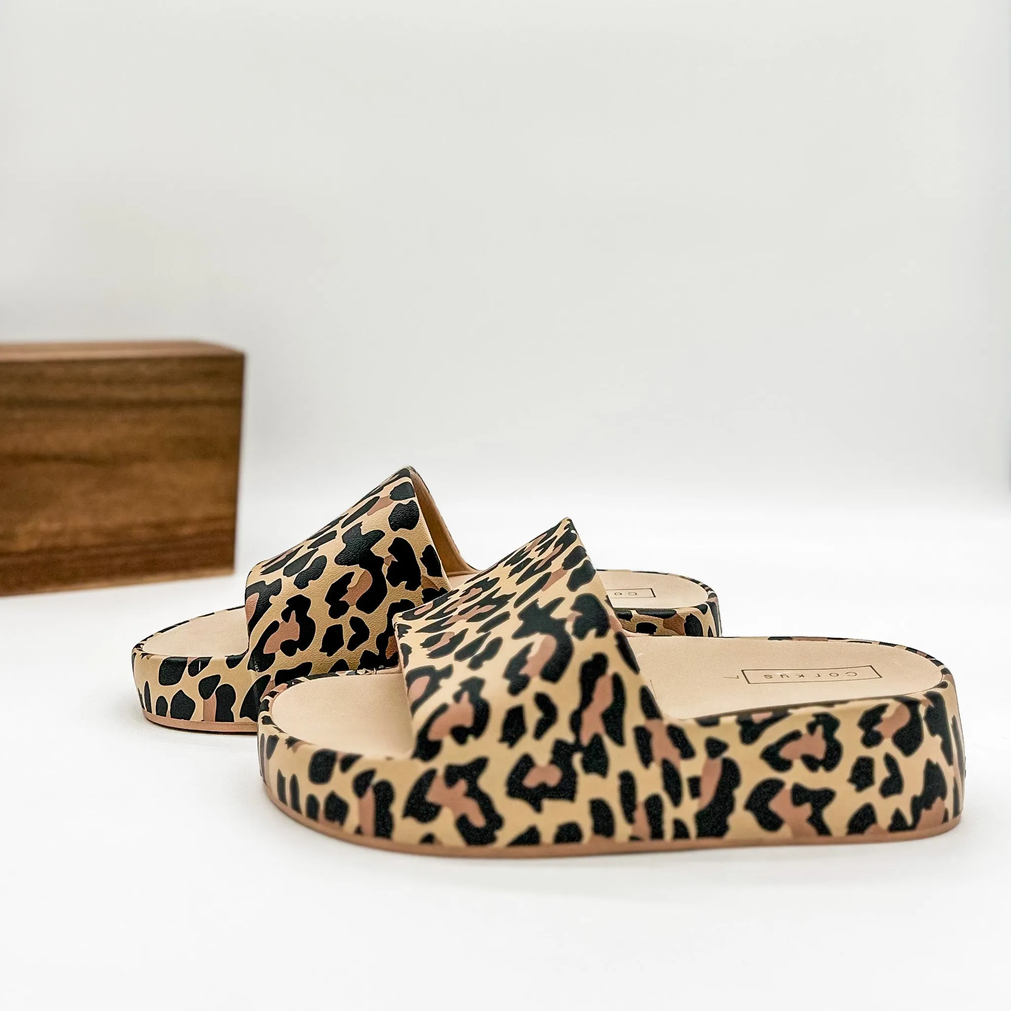 Corky's Popsicle Slip-On Sandals in Leopard
