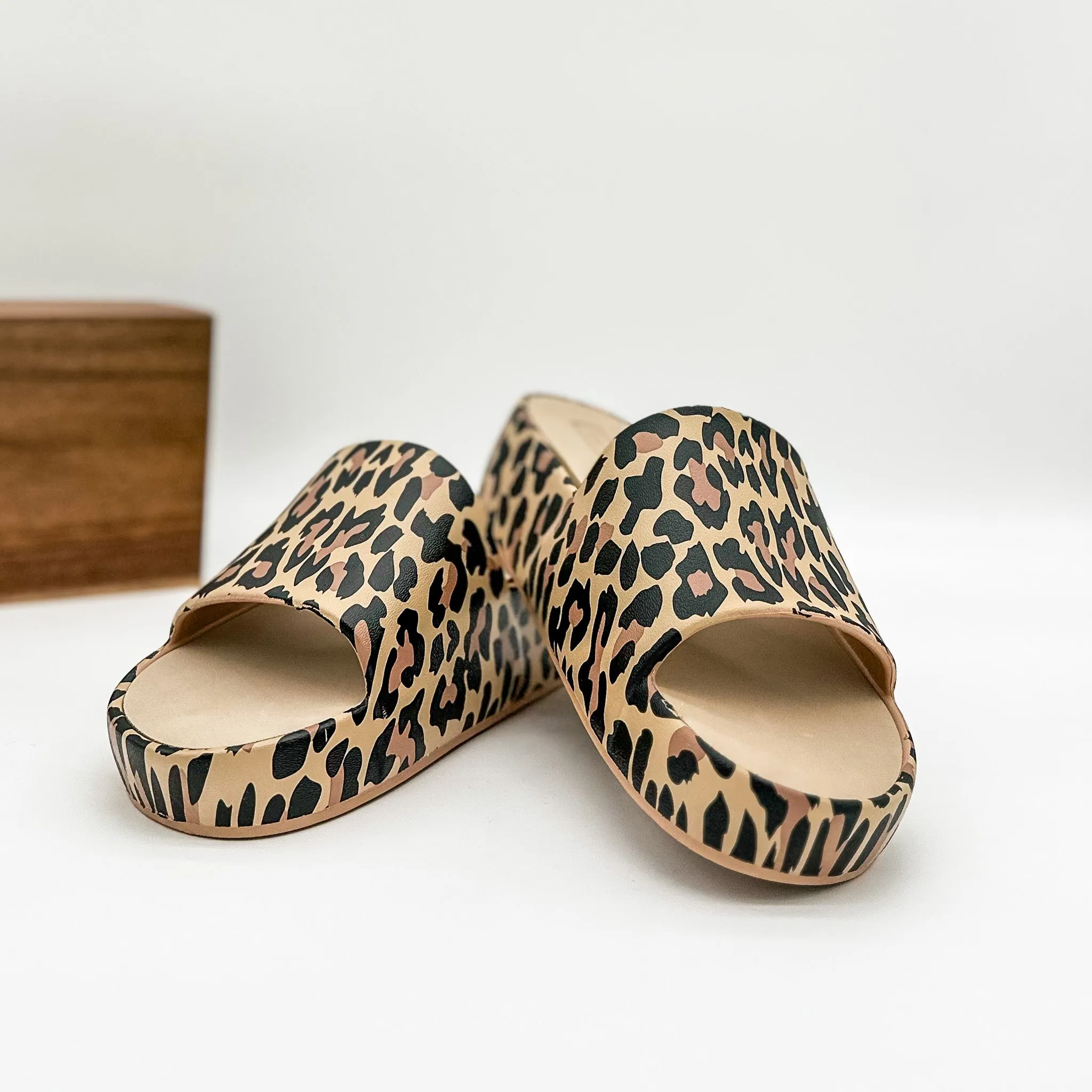 Corky's Popsicle Slip-On Sandals in Leopard