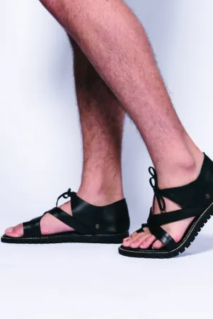 Curie Leather Sandal