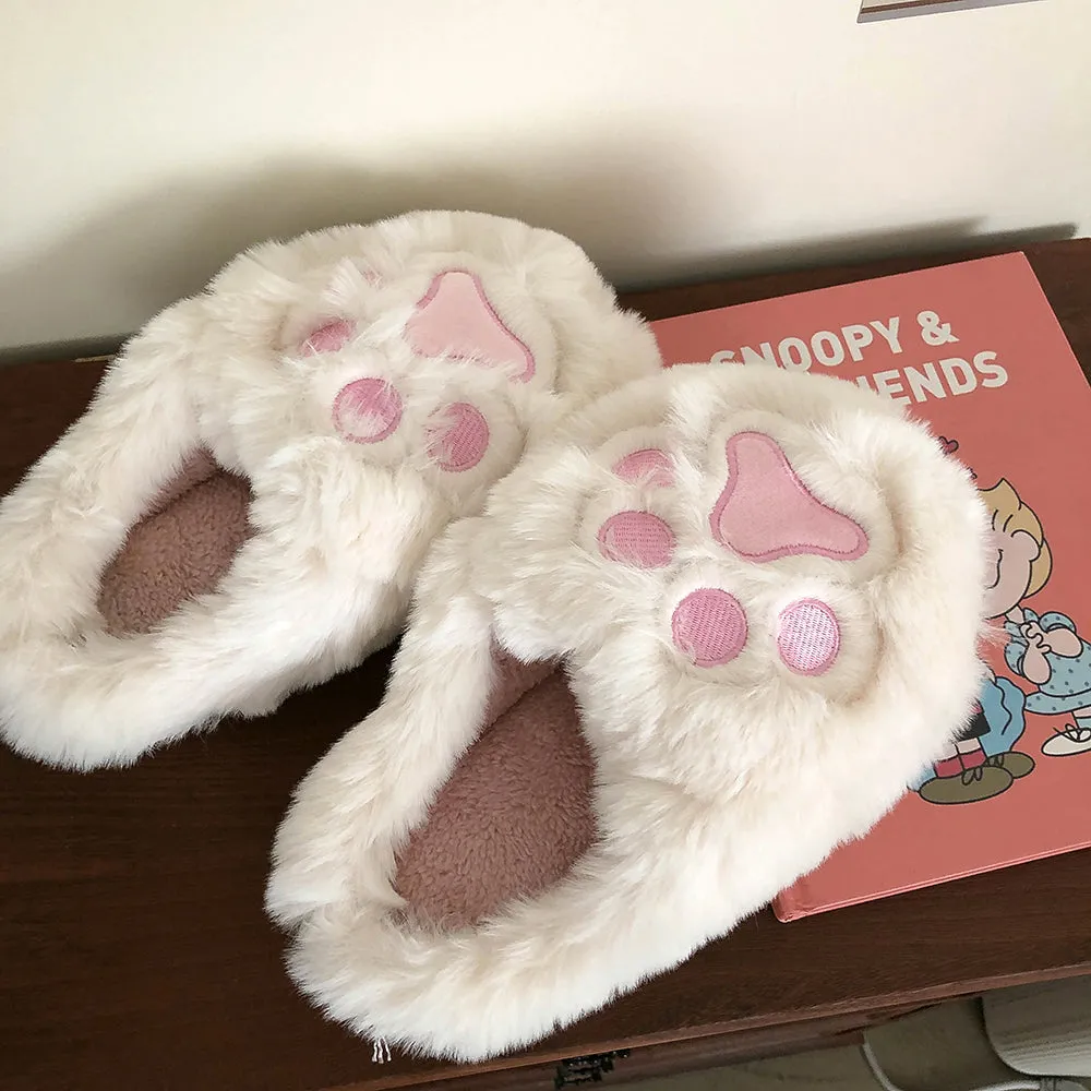 Cute cat scratch slippers  KF82561