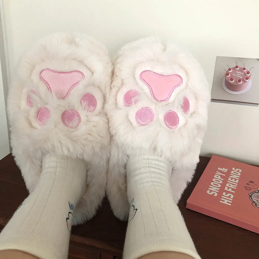 Cute cat scratch slippers  KF82561