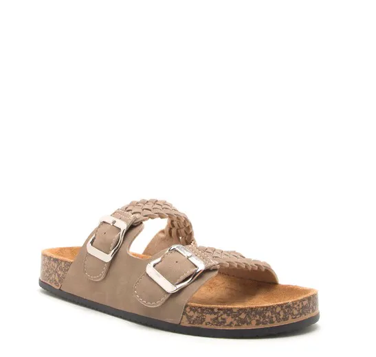 DANI BRAIDED SANDAL TAUPE