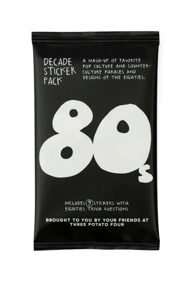 Decades Sticker Card Pack