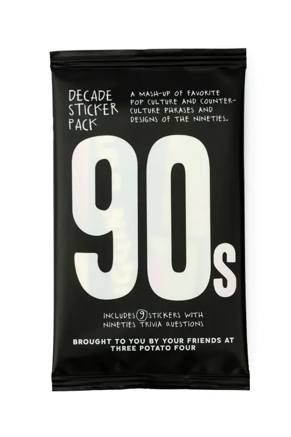 Decades Sticker Card Pack