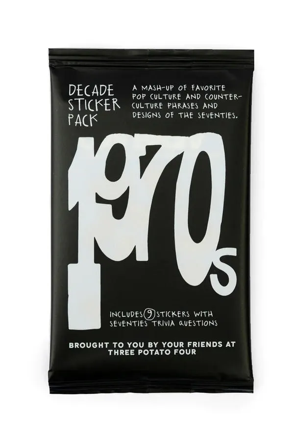 Decades Sticker Card Pack