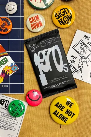 Decades Sticker Card Pack
