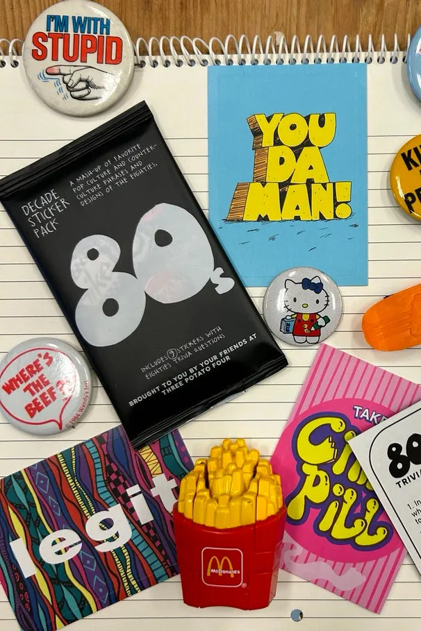 Decades Sticker Card Pack