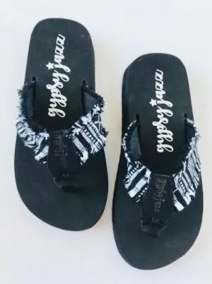 Encore Aztec Print Flip Flops by Very G