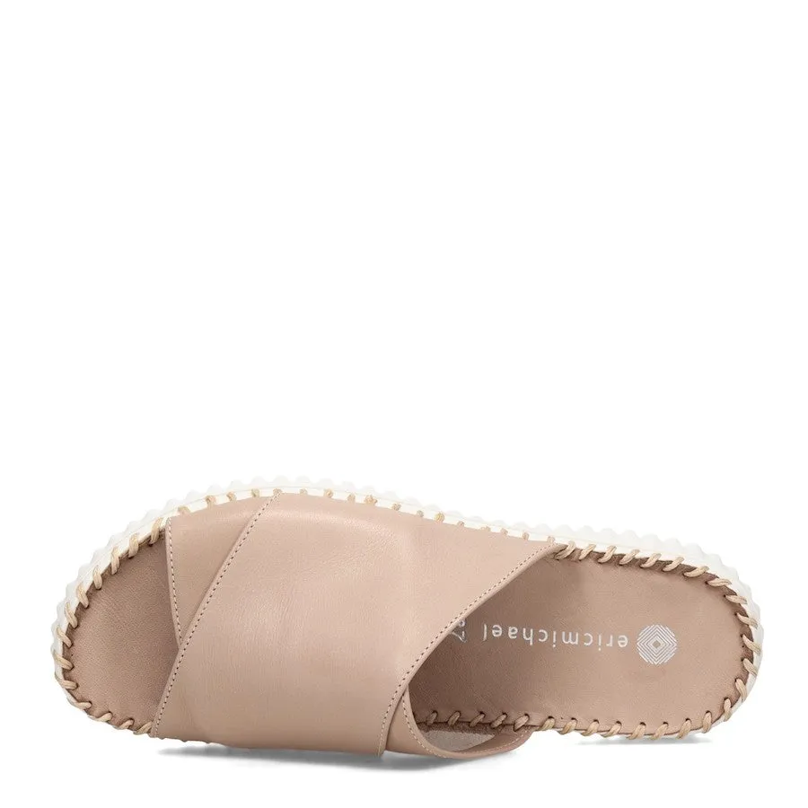 Eric Michael Gloria Leather Slide Sandal