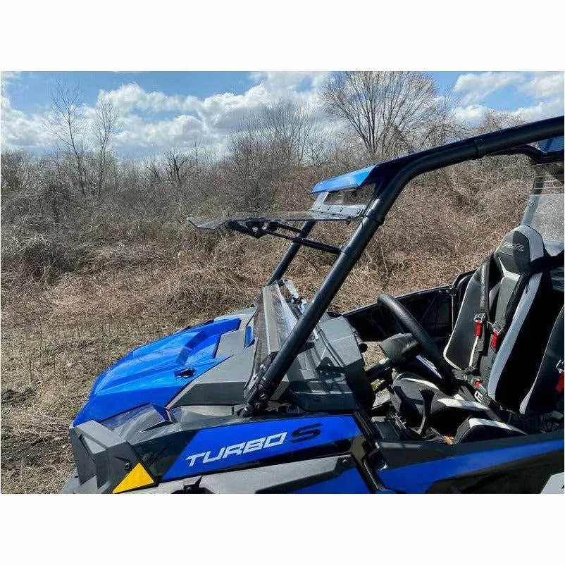 Extreme Metal Products Polaris RZR Turbo S Laminated Flip Up Windshield