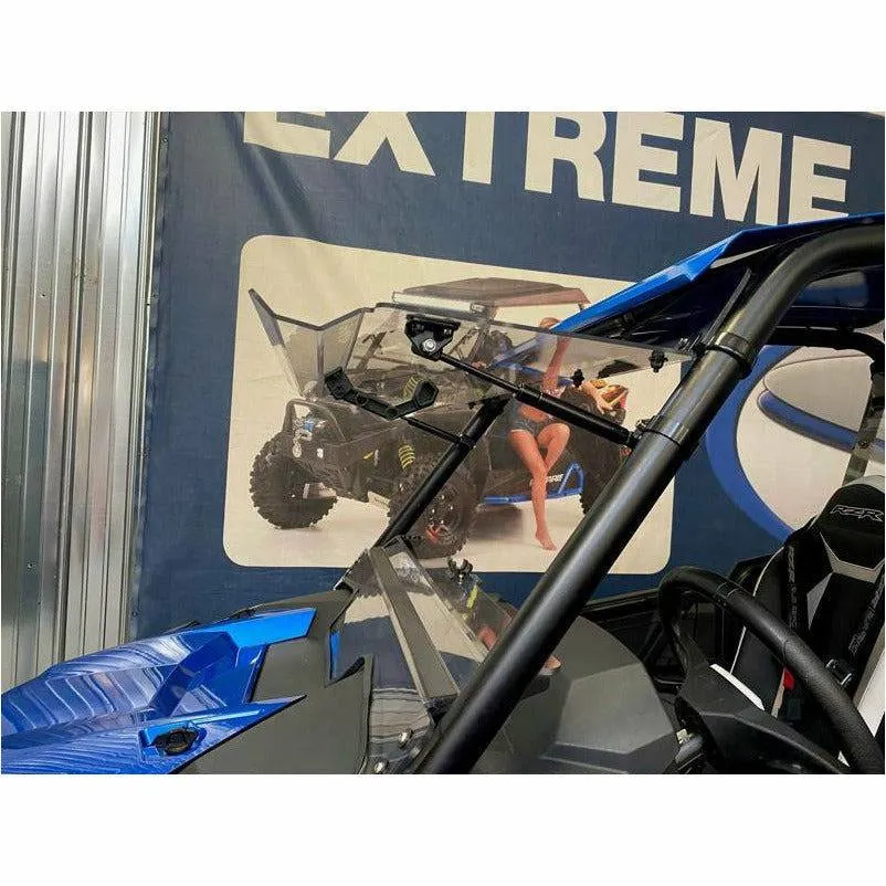 Extreme Metal Products Polaris RZR Turbo S Laminated Flip Up Windshield