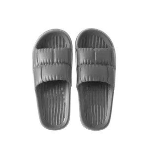 Fasola Lightweight Bathroom Slippers, Grey, Size 43/44 - One Pair