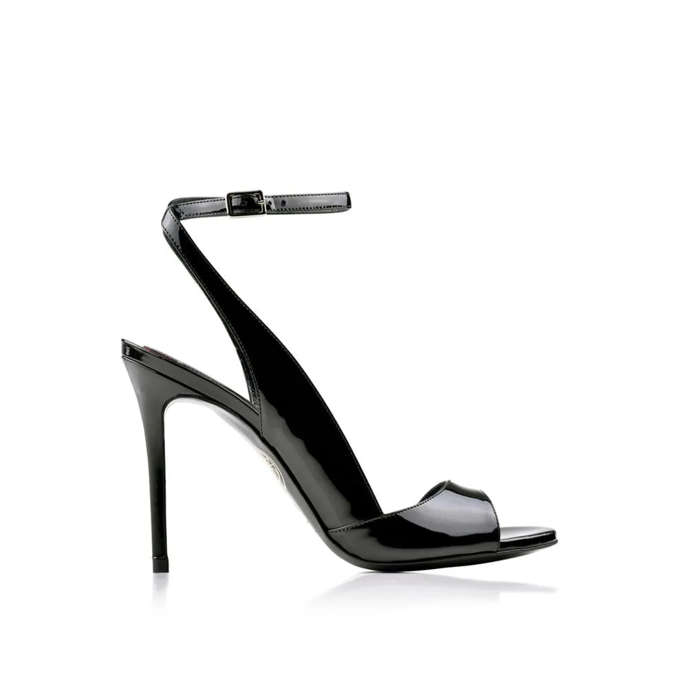 Flavien 100 Mm Black Patent Leather