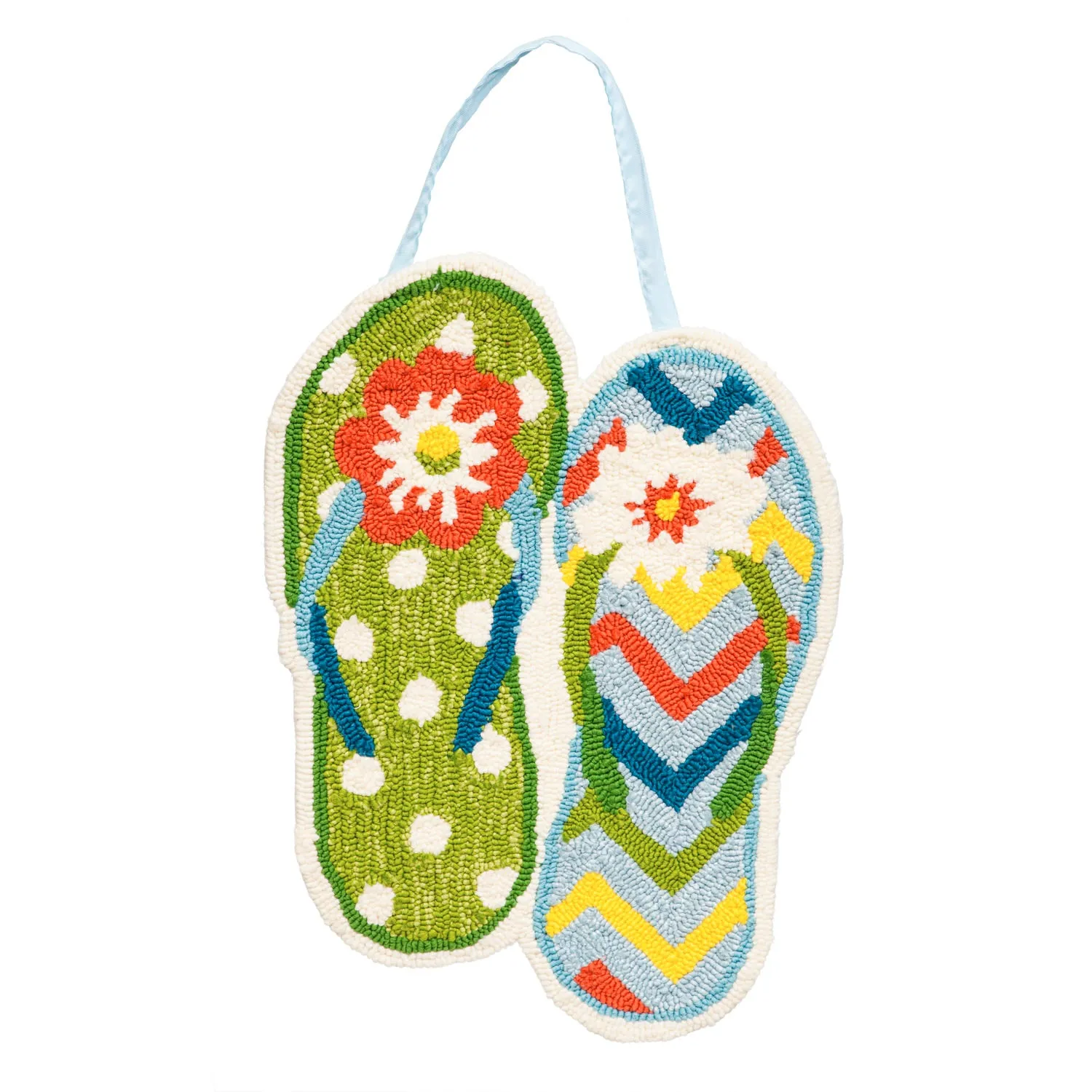 Flip Flops Hooked Door Décor,2dhp1715
