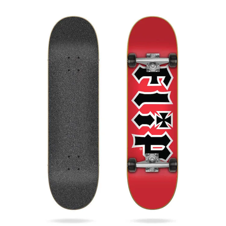 Flip Skateboards HKD Logo Red Complete Skateboard 8.25"