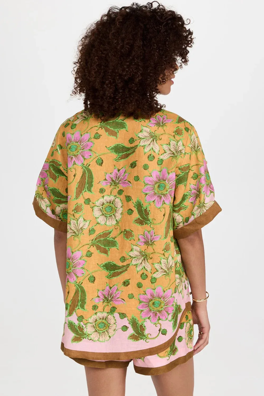 Floral Button-Down Top - Bohemian Flair