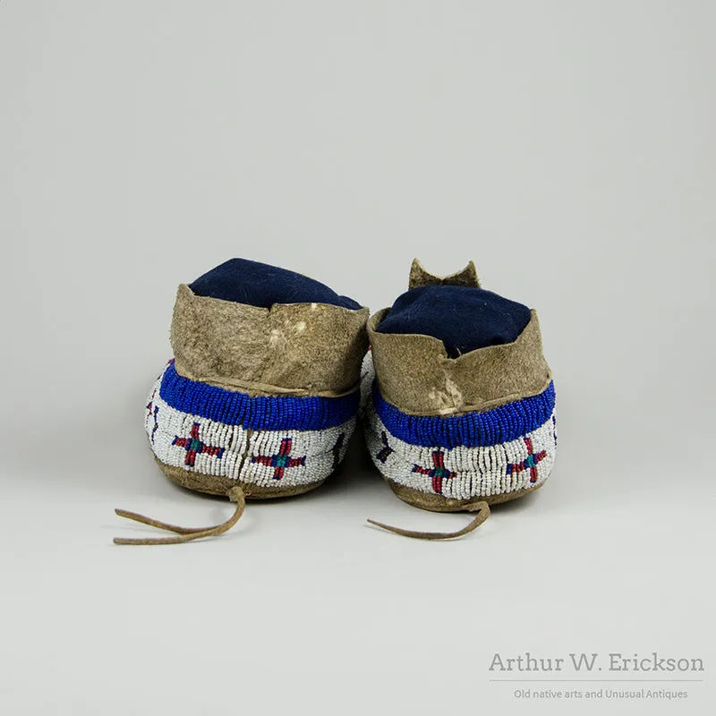 Fully Beaded Plains Moccasins