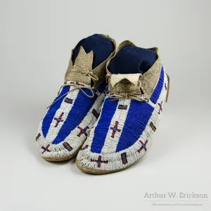 Fully Beaded Plains Moccasins
