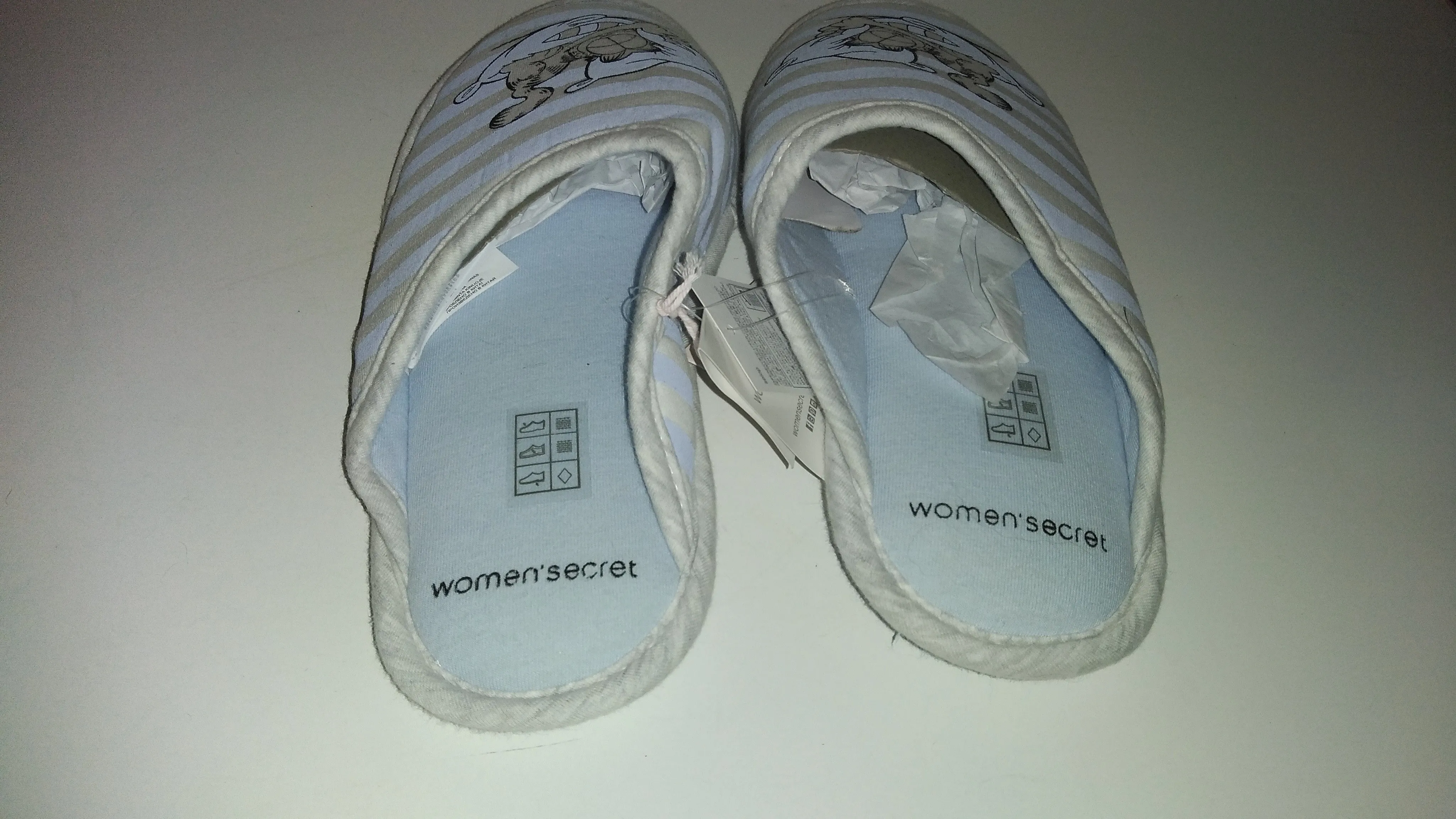 Garfield Slippers Women'secret Blue