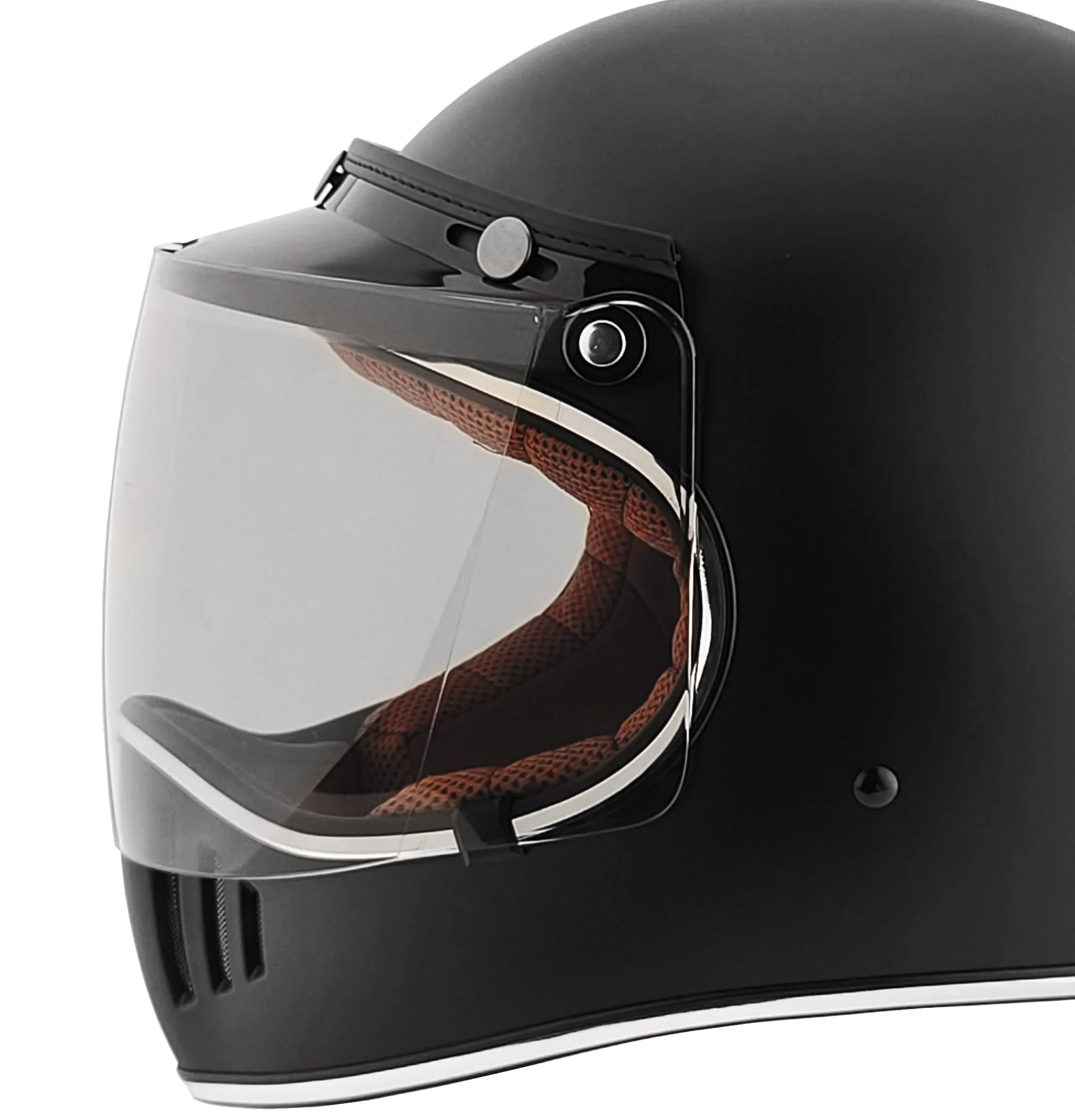 GDM Rebel 3-Snap Flip-up Shield Visor (Light Smoke)