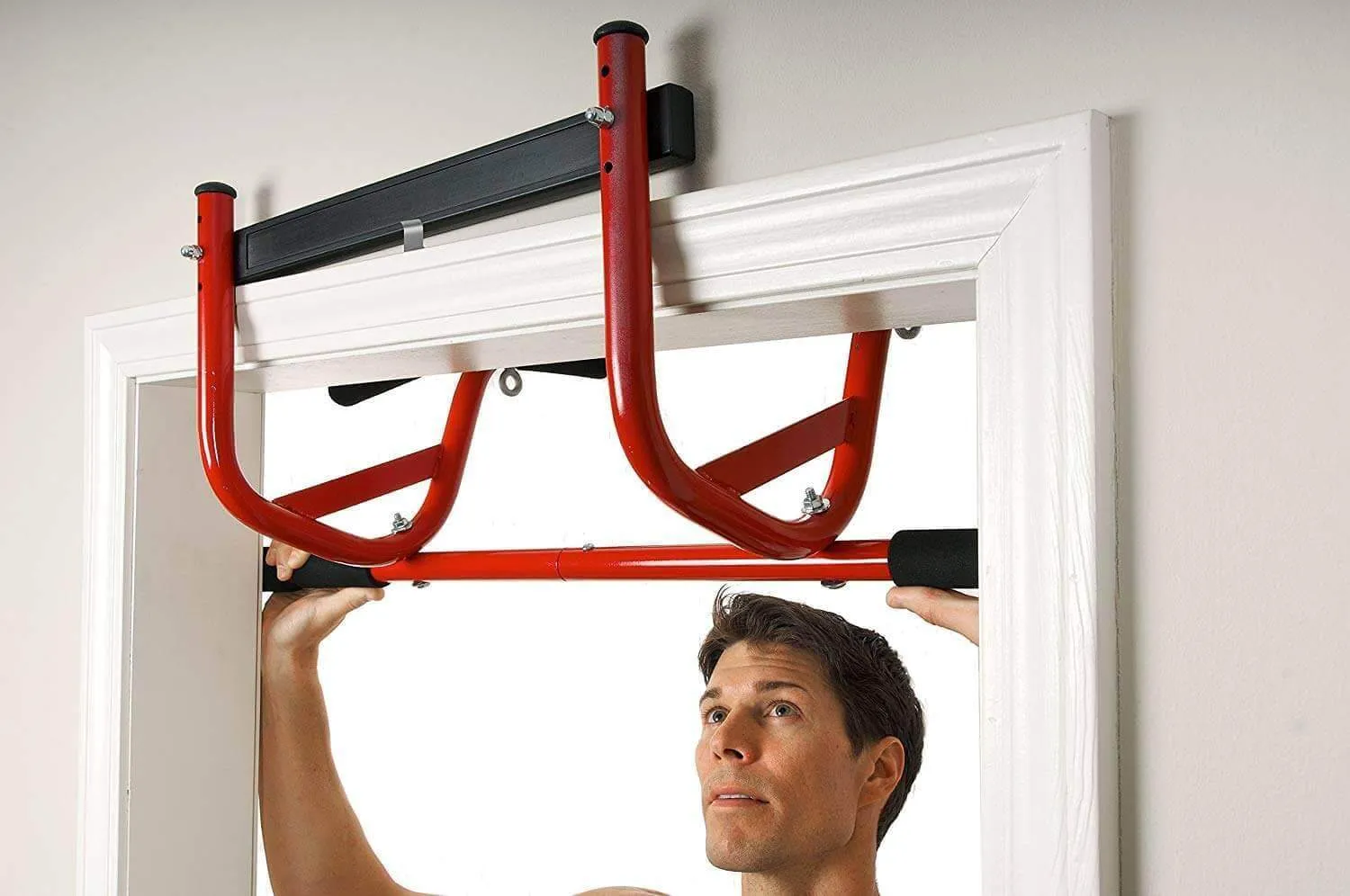 GOFIT NO SCREW STABLE DOOR CHIN UP BAR MULTI USE CHIN UP STATION
