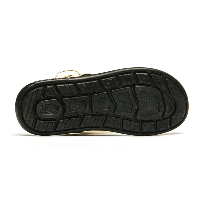 Gold Men Slippers