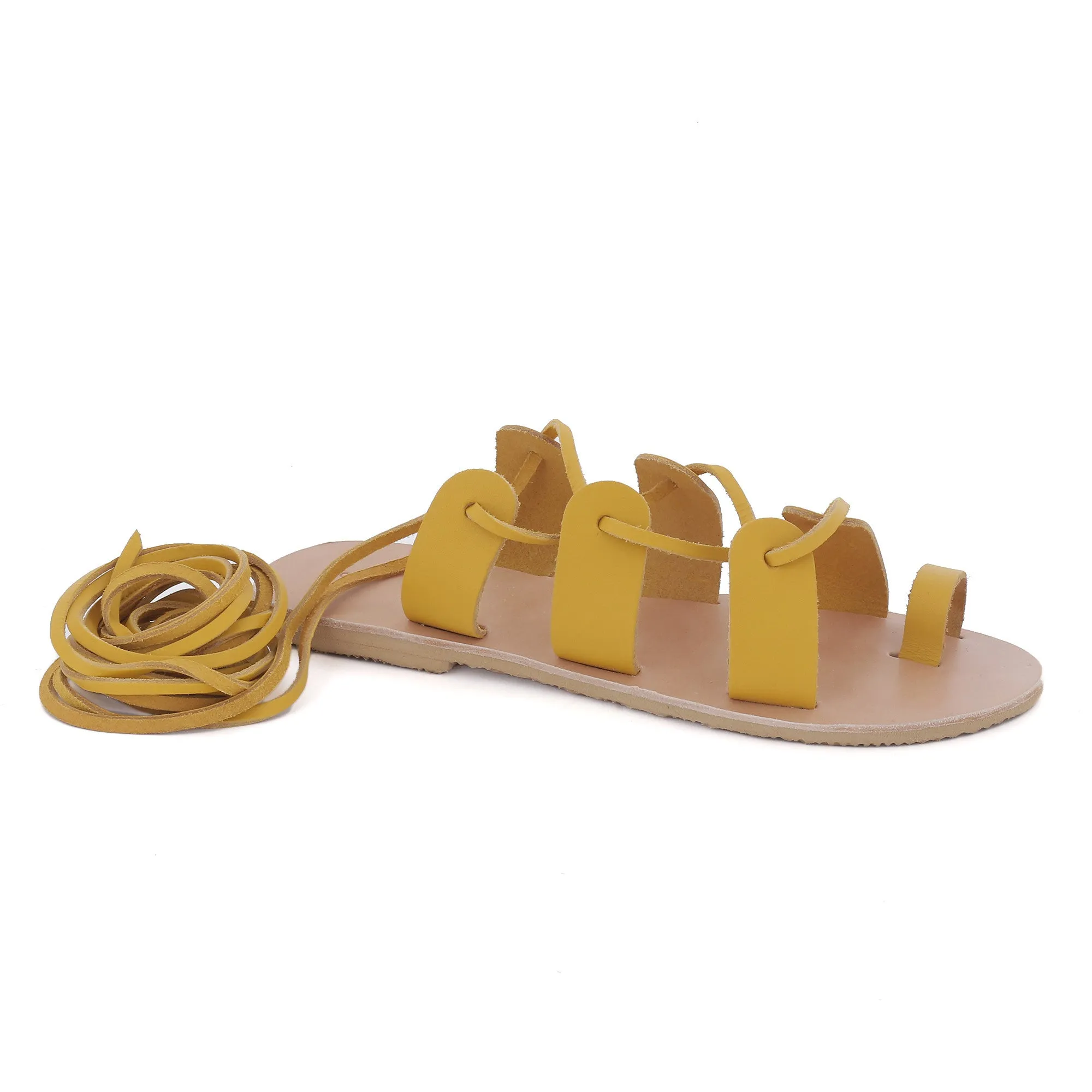 Greek Leather Sandals 'Terpsichore'